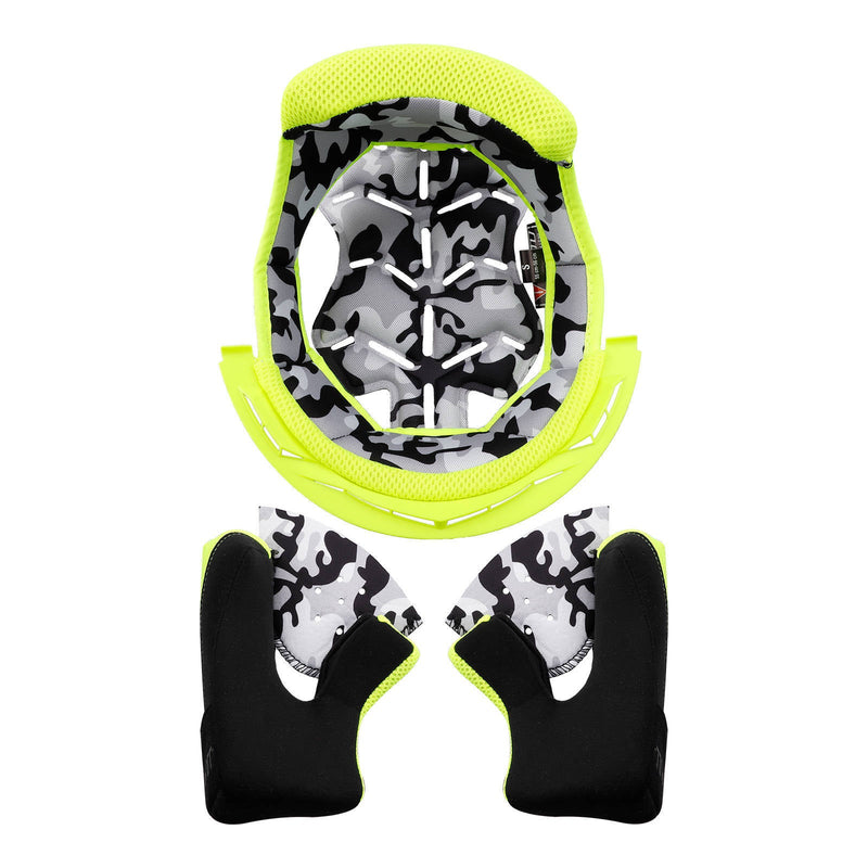 LS2 MX437 Fast Evo Liner - Hi-Vis Yellow Size 3XL
