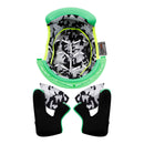 LS2 Helmets MX437 Fast Evo Liner - Green (XL)
