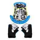 LS2 MX437 Fast Evo Liner - Blue Size Large