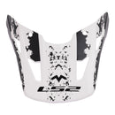 LS2 Helmets COZ Peak Hyde - Black / White