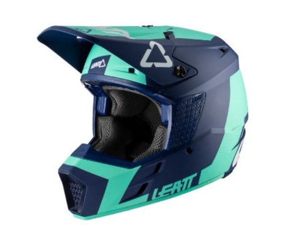 Leatt Helmet Gpx 3.5 Jnr V20.2 Aqua/Blue Youth Medium