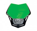 Rtech Universal Headlight V Face Green Black MASKVENR008