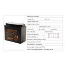 Motobatt Quadflex Battery MBTX20UHD Black