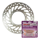 BRAKE ROTOR & PAD FRONT KIT - HON CRF250R 04-14