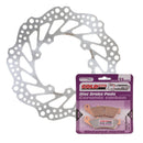 BRAKE ROTOR & PAD FRONT KIT - HON CRF450R 02-14 - WAVE