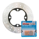 BRAKE ROTOR & PAD FRONT KIT - HON TRX420TM 08-13
