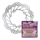 Whites Brake Rotor & Pad Front Kit - Honda CRF250X 04-16 - Wave