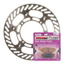 BRAKE ROTOR & PAD FRONT KIT - KAW KX250F 04-05