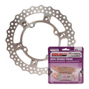 BRAKE ROTOR & PAD FRONT KIT - KAW KX450F 06-14 - WAVE