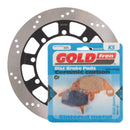 Whites Brake Rotor & Pad Front Kit - Kawasaki KLR650 05-07