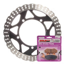 Whites Brake Rotor & Pad Front Kit - Kawasaki EX300 Ninja 13-17 - Wave