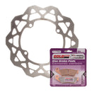 Whites Brake Rotor & Pad Front Kit - Suzuki RMZ250 07-15 - Wave