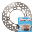 Whites Brake Rotor & Pad Front Kit - Suzuki LTA500 Axi 14-18 - Left