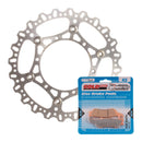 BRAKE ROTOR & PAD FRONT KIT - YAM WR450F 16-20 - WAVE