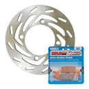 BRAKE ROTOR & PAD FRONT KIT - YAM YFM700FAP 07-20 - LEFT