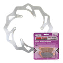 BRAKE ROTOR & PAD FRONT KIT - KTM 300 EXC 04-17 - WAVE