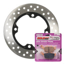 Whites Brake Rotor & Pad Rear Kit - Honda CBR250R 11-15