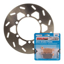 Whites Brake Rotor & Pad Rear Kit - Kawasaki KLX300R 97-08