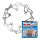 BRAKE ROTOR & PAD REAR KIT - YAM WR450F 03-20 - WAVE