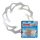 BRAKE ROTOR & PAD REAR KIT - KTM 250 SX-F 05-19 - WAVE