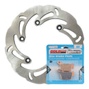BRAKE ROTOR & PAD REAR KIT - KTM 450 SX-F 07-19 - WAVE
