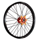 X-Tech KTM/Husq MX/Enduro 1.6x21 Front Black Rim / Orange Hub / Black Spokes