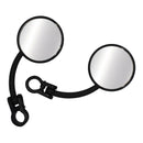 Whites Mirror Universal Folding Enduro 7/8" Black Pair