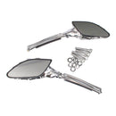 Whites Mirror Uni Skeleton Hand Chrome Black Hd Pair