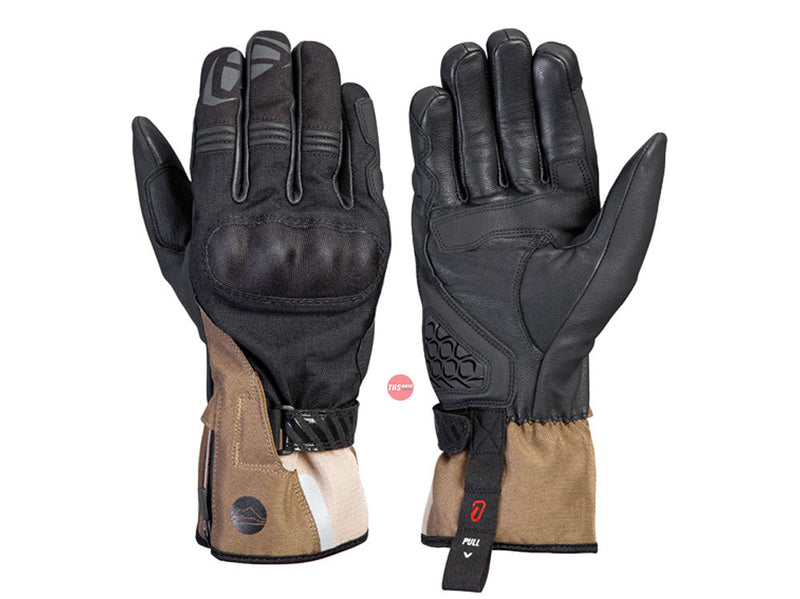 Ixon Ms Loki Black brn snd Road Gloves Size Medium