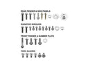 Psychic Mx Body Panel Fastener Bolt Kit KTM MX-12163