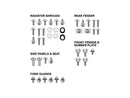 Psychic Mx Body Panel Bolt Kit Kawasaki MX12158