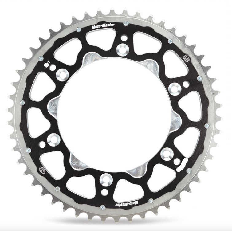 Moto Master Sprocket Rear Fusion Dual Ring Black 49T