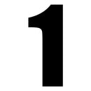 Whites Race Number - Black