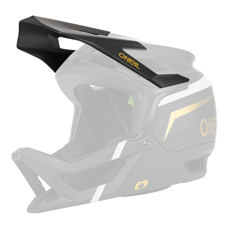 O'Neal Transition Helmet Replacement Visor Flash Black/White/Gold Size L-2XL