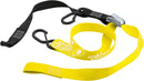 Oneal DELUX Tiedowns W/ Soft Loop & Secure Hook Black Yellow 1-1/2"