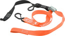 Oneal DELUX Tiedowns W/ Soft Loop & Secure Hook Black Orange 1-1/2"
