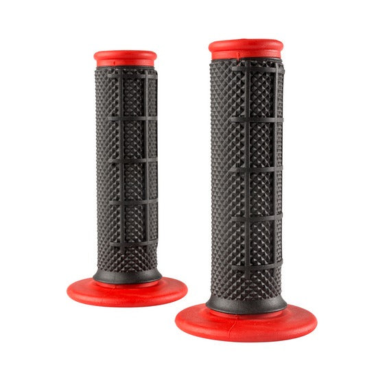 Oneal DUAL COMP OPEN ENDED HALF WAFFLE Black Red Grips