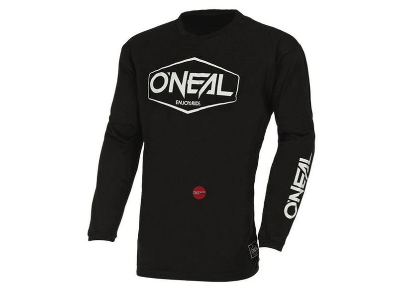 Oneal 25 Element Cotton Hexx V.22 - Black White Off Road Jersey Size Large