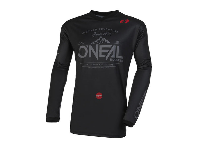 Oneal 25 Element Dirt V.23 - Black Grey Off Road Jersey Size XL