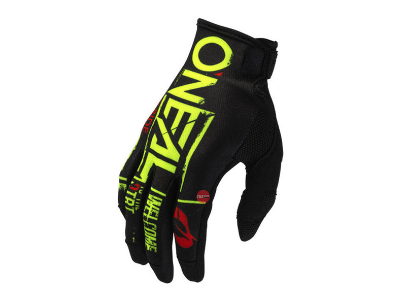 Oneal Mayhem Attack V.23 Black n-Yellow Off Road Gloves Size Small