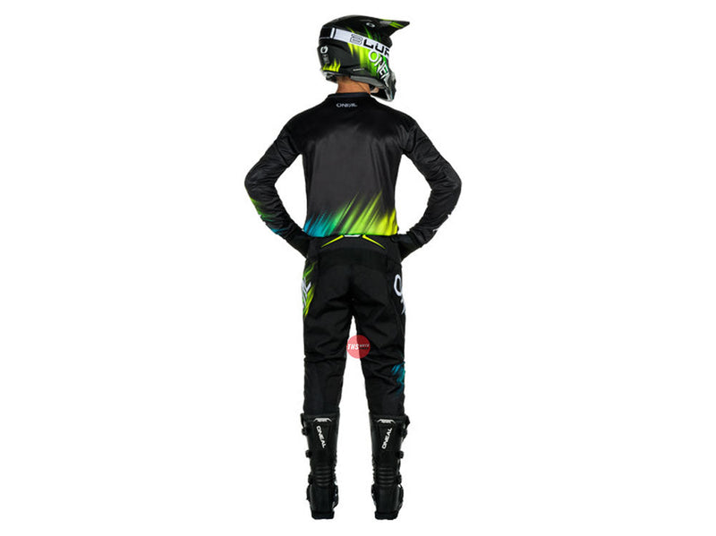 Oneal Element Voltage V.24 Black Green Off Road Jersey Size 2XL