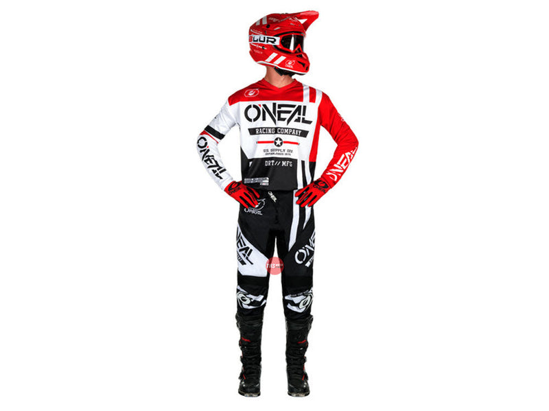 Oneal 25 Element Warhawk V.24 Black White Off Road Pants Size 34"