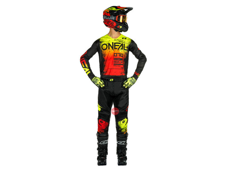 Oneal 25 Mayhem Scarz V.24 Black Red Youth Off Road Pants Size 24" 8/10T