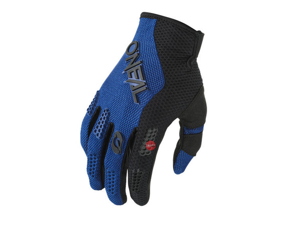Oneal 25 Element Youth Gloves Racewear V.24 - Black/Blue Y7-XL