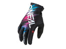 Oneal 25 Matrix Voltage V.24 - Black/Multi Off Road Gloves Size Youth Y3/4 Small