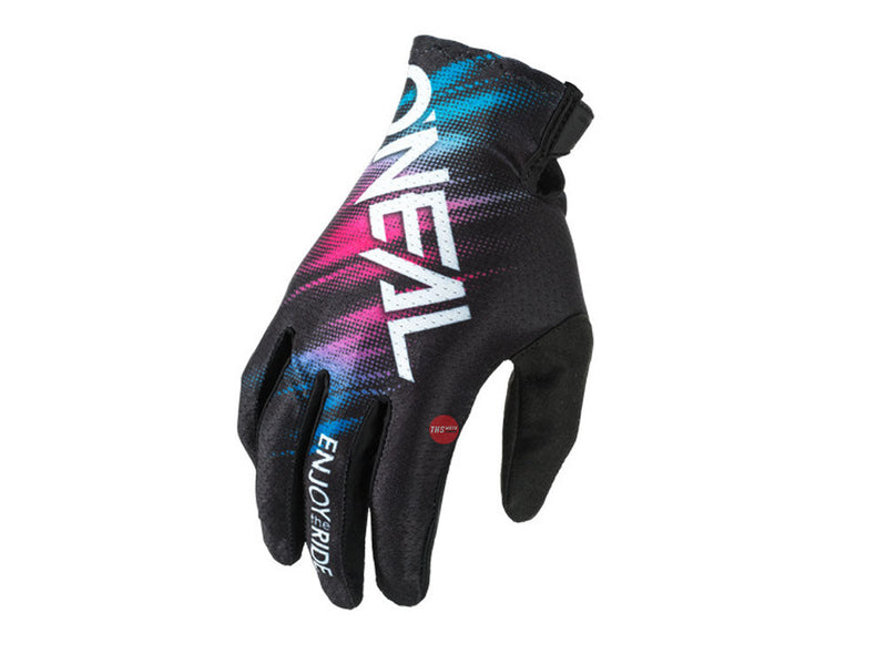 Oneal 25 Matrix Voltage V.24 - Black Multi Off Road Gloves Size Small