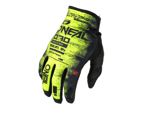 Oneal 25 Mayhem Scarz V.24 - Yellow Off Road Gloves Size Large