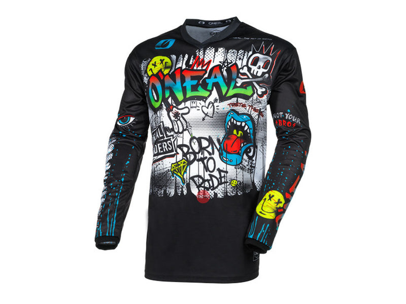 Oneal 25 Element Rancid V.24 Black White Off Road Jersey Size Medium