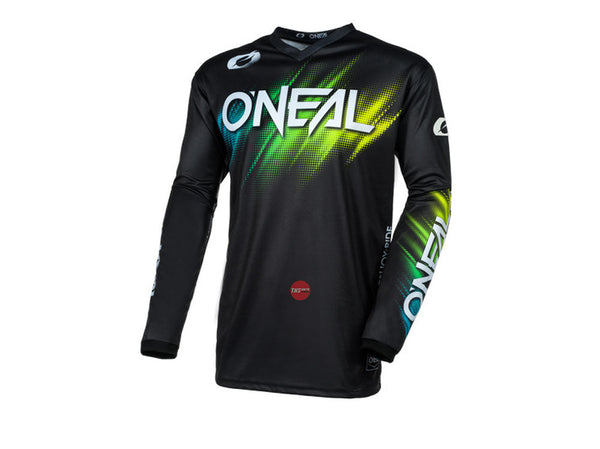 Oneal Element Voltage V.24 Black Green Off Road Jersey Size Medium