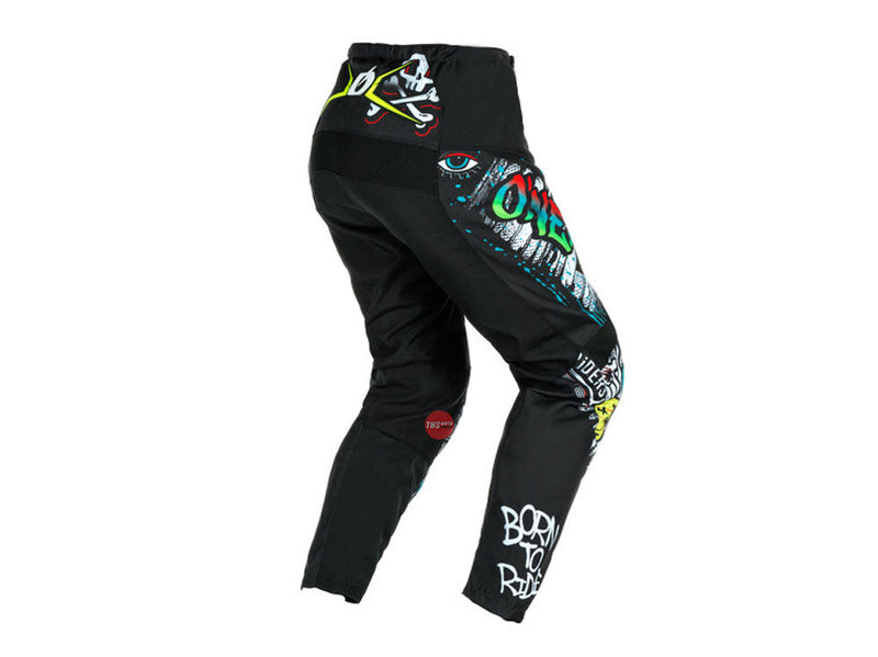 Oneal 25 Element Rancid V.24 - Black White Youth Off Road Pants Size 28" 16/18T
